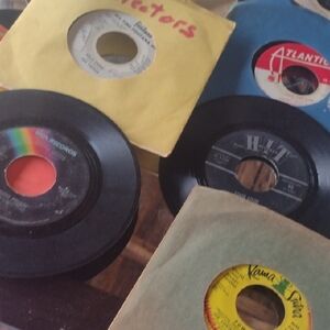 Vintage Vinyl 45's Record Collection
